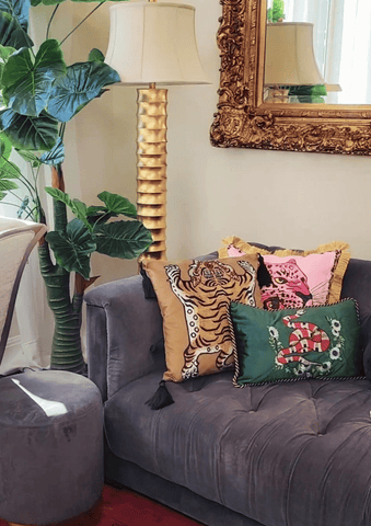 animal inspired living room