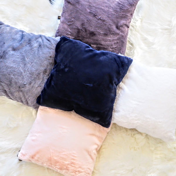 faux fur throw pillow colors
