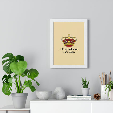 A King is Born Wall Decor