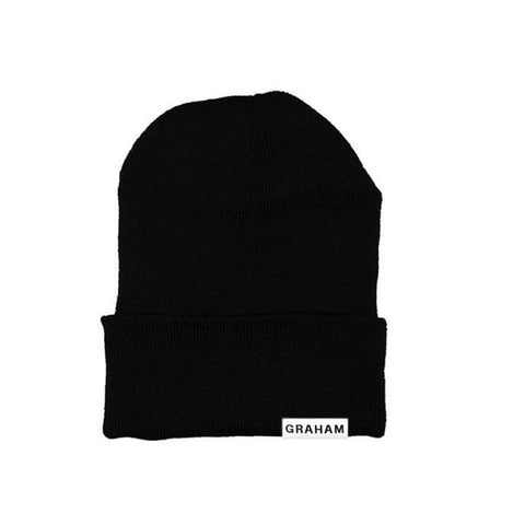 Black Beanie from Clothes By Graham