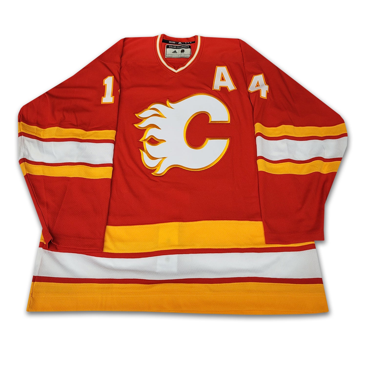 Theo Fleury Calgary Flames Autographed and Inscribed Adidas Jersey East Coast Sports Collectibles2 ab35cdb5 98ed 47e7 a0f1 fcbc3b1fd423