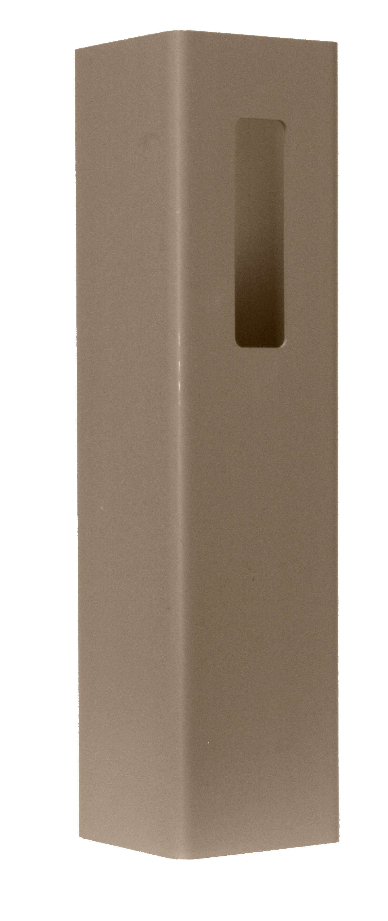 Khaki End Post 5" x 5" x 8' For Vinyl Fences