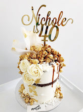 Load image into Gallery viewer, Hayley is 21 Custom Name &amp; Age 21st Birthday Cake Topper
