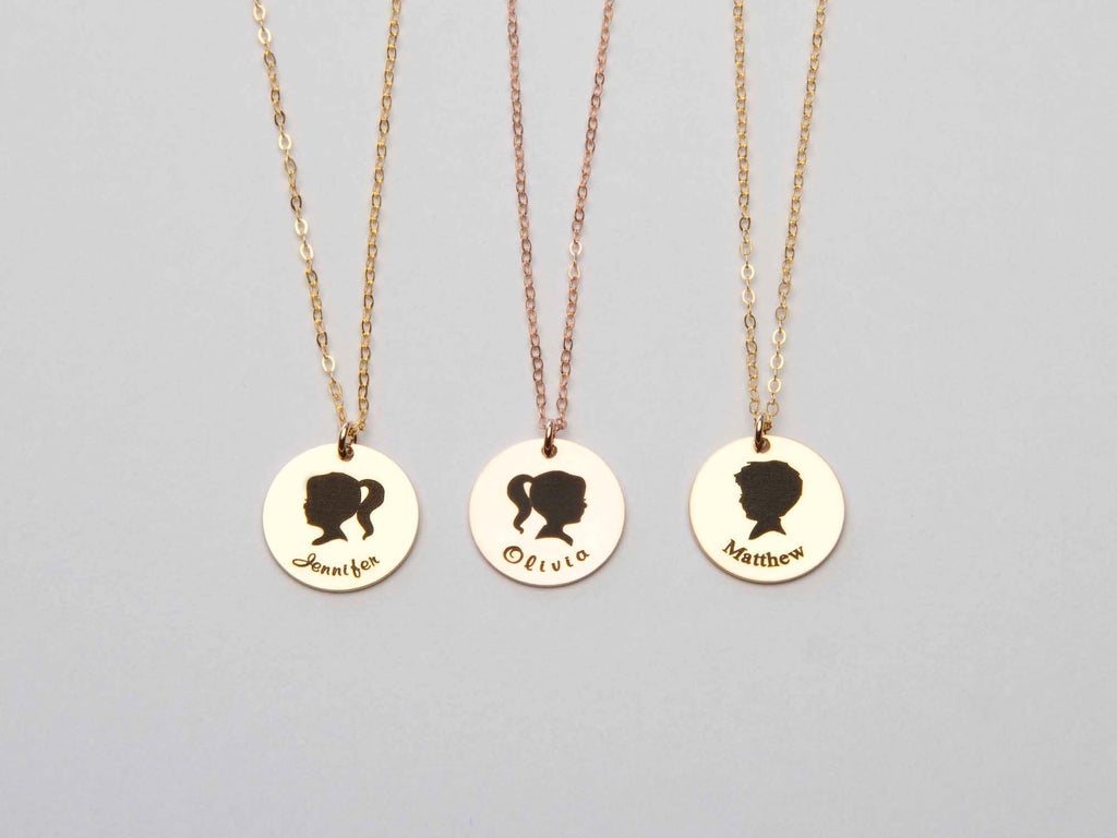 How to Make A Custom Silhouette Necklace - Nesting Place