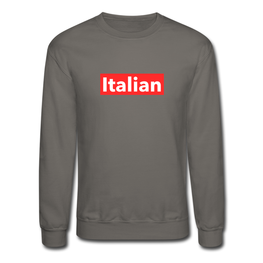 Italian red Crewneck Sweatshirt - The Proud Italian | Italian Gifts