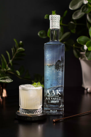 Akvavit Sour Cocktail