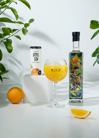 Screwdriver Cocktail med appelsin vodka