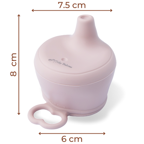 Stretchable Silicone Fitted Sippy Cup Lid