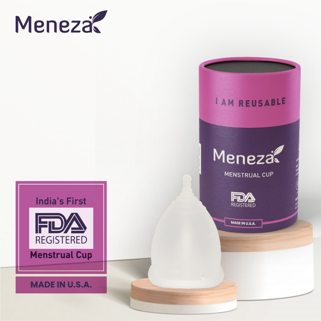 Meneza Menstrual Cup - India's First FDA Registered Cup