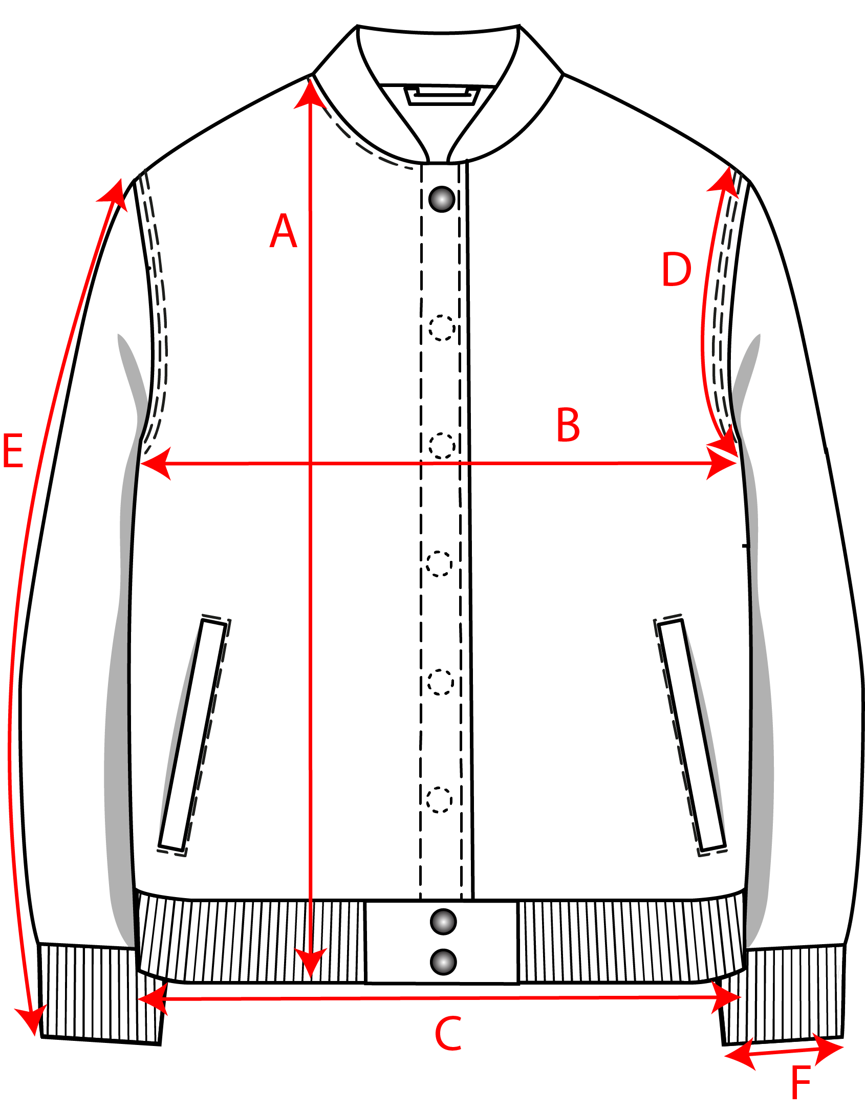FW21 500 Racing Jacket Size Chart – HommeFemmeLA