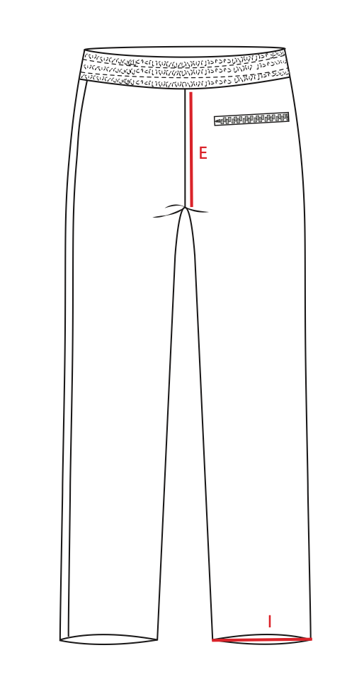 Trademark Track Pants Size Chart With CAD – HommeFemmeLA