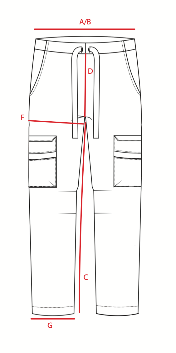 FW 2020 Kimono Pants Size Chart – HommeFemmeLA