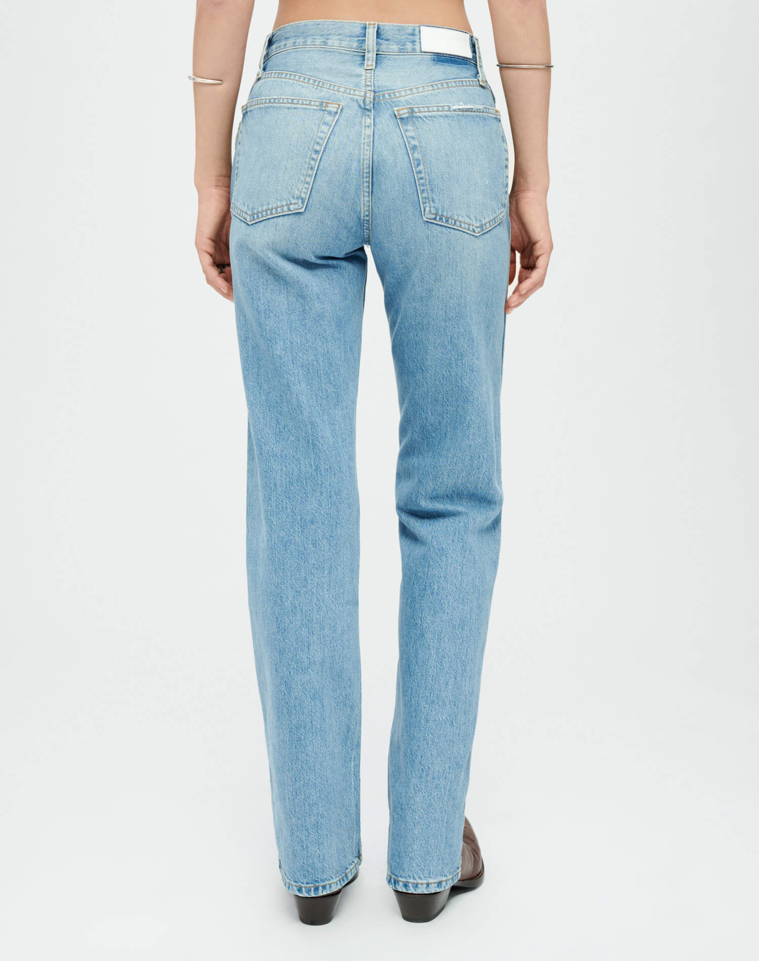 RE/DONE Jeans  High Rise Loose in Worn Blue