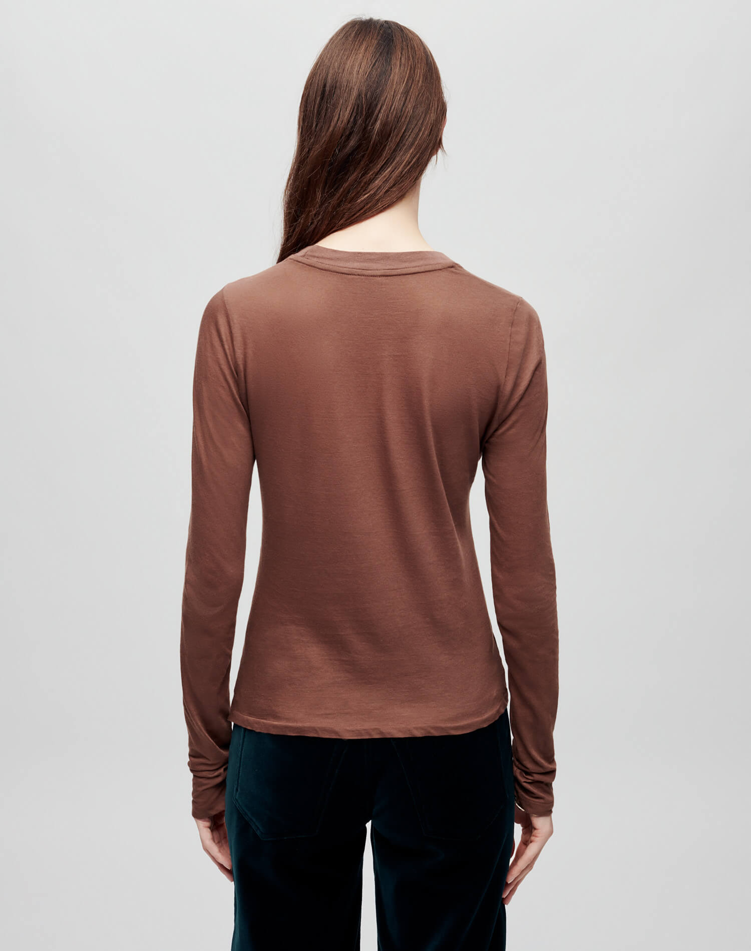 Shop Hanes Sheer Long Sleeve Tee In M