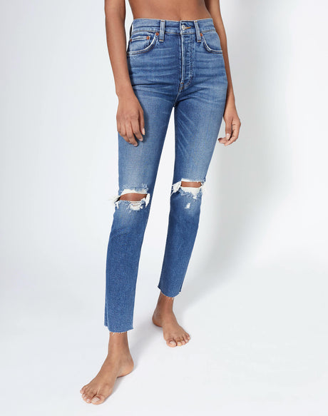 levis high rise ankle crop