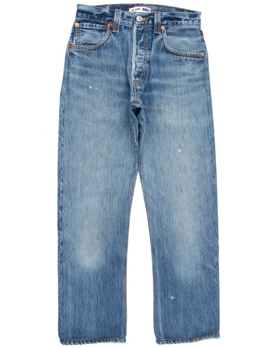 High Rise Ankle Crop Women's Jeans | RE/DONE + Levi's