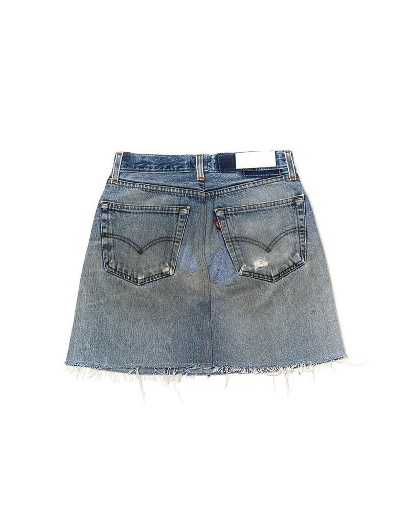 RE/DONE Levi's Jeans - High Rise Mini Skirt - No. 26HSKM134391ND ...