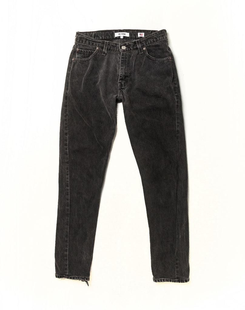 RE/DONE Levi's Jeans - Black Straight Skinny - No. 26SS13330