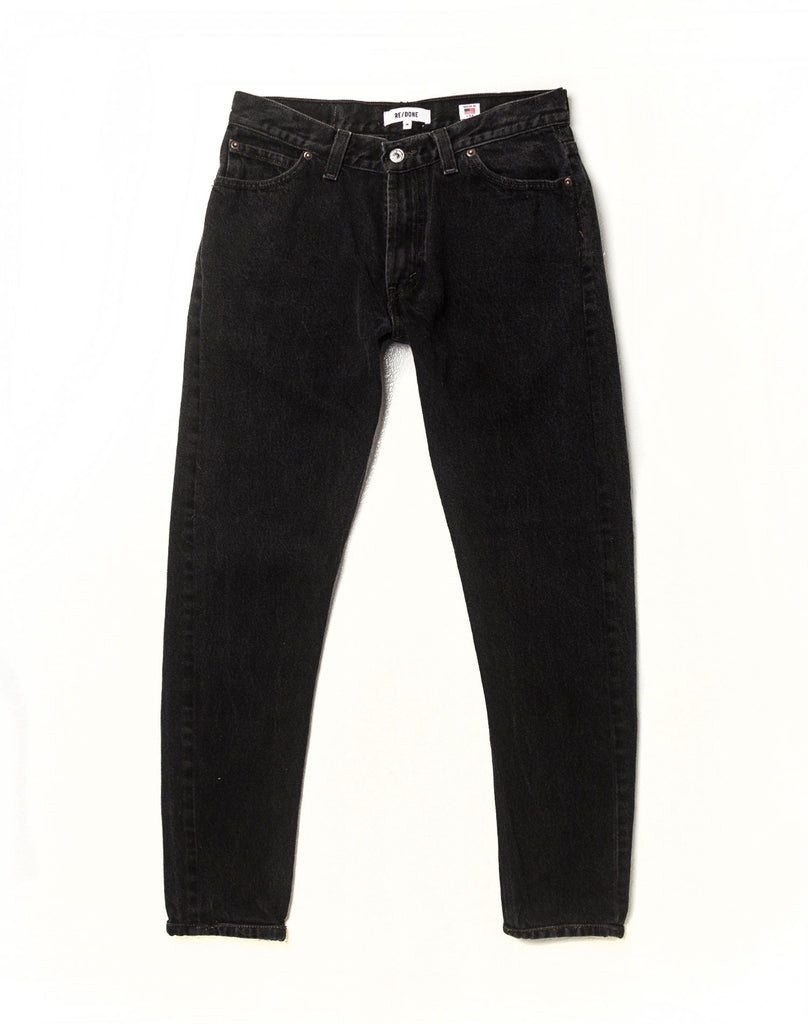 RE/DONE Levi's Jeans - Black Straight Skinny - No. 28SS13318 – tagged ...