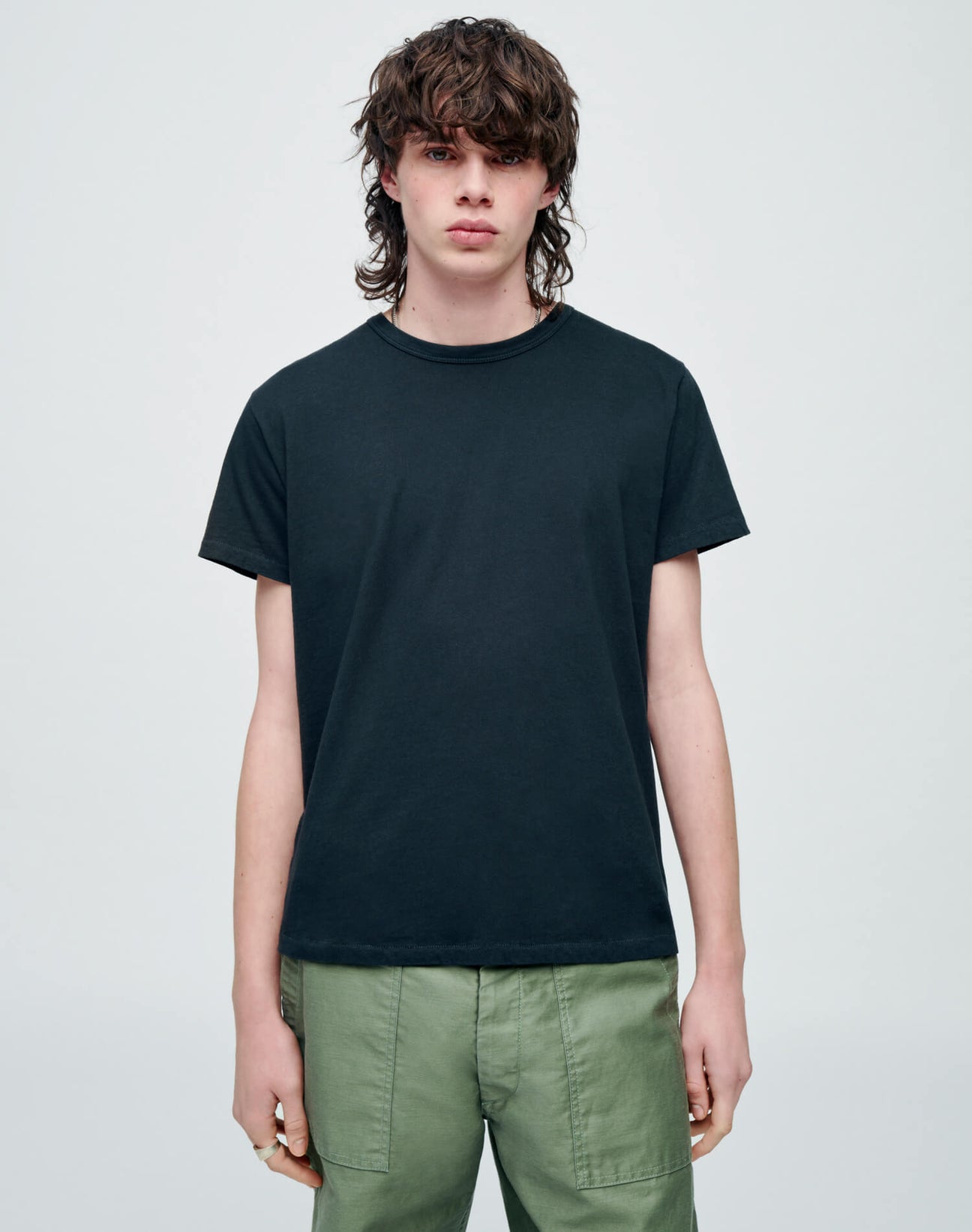 ASKET - T-Shirt Black - Cotton - Mens