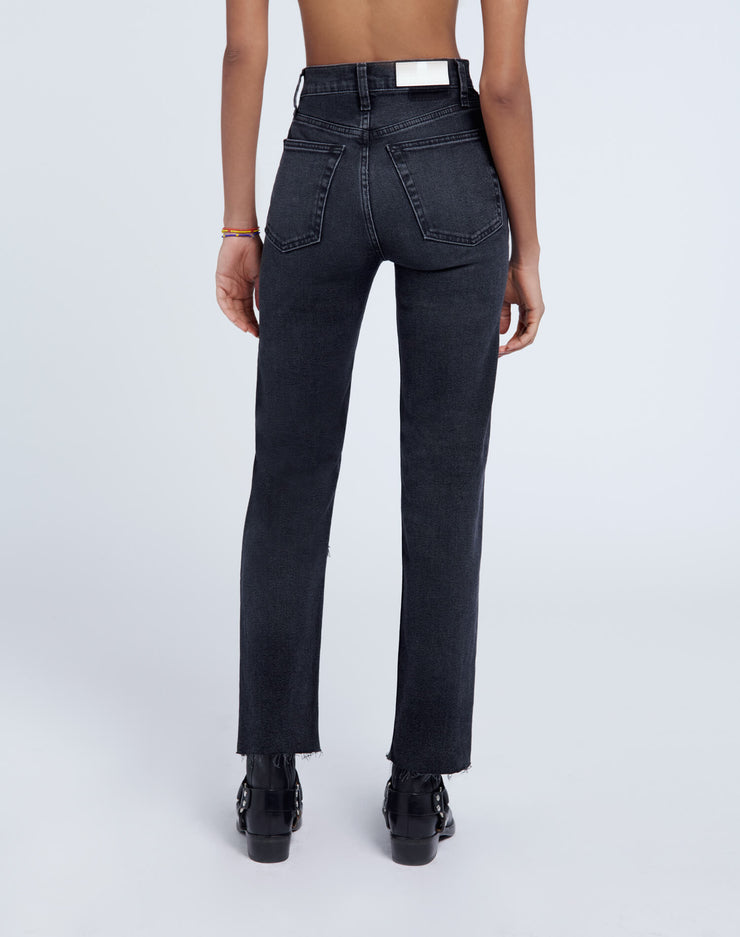 RE/DONE Jeans | Comfort Stretch High Rise Stove Pipe in Mid 70s