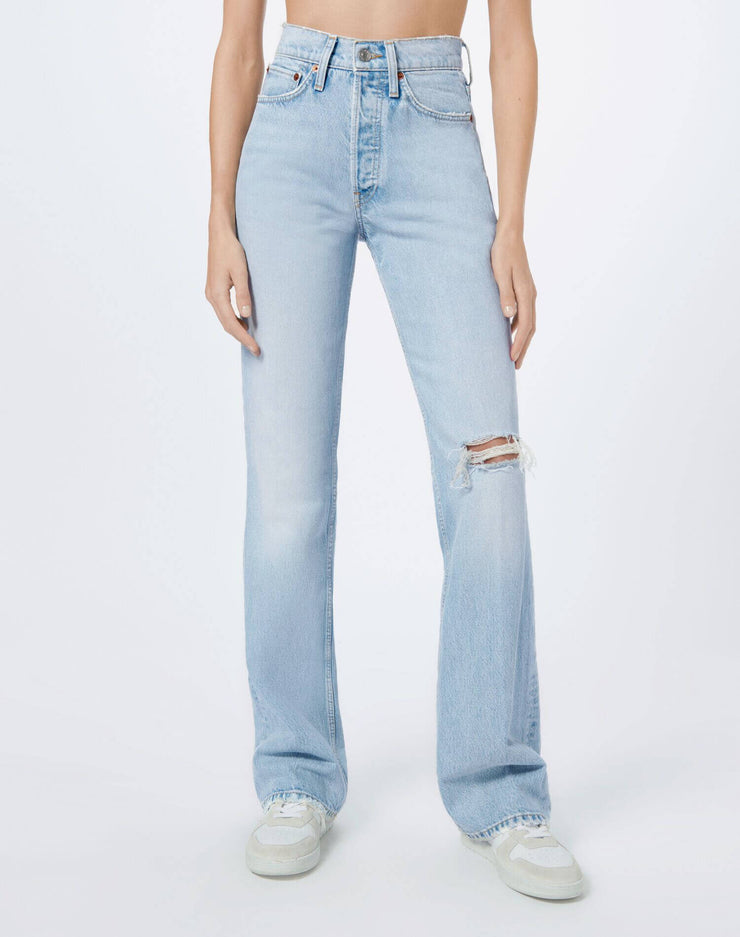 redone flare jeans