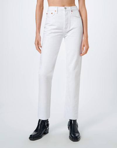 white lee rider jeans