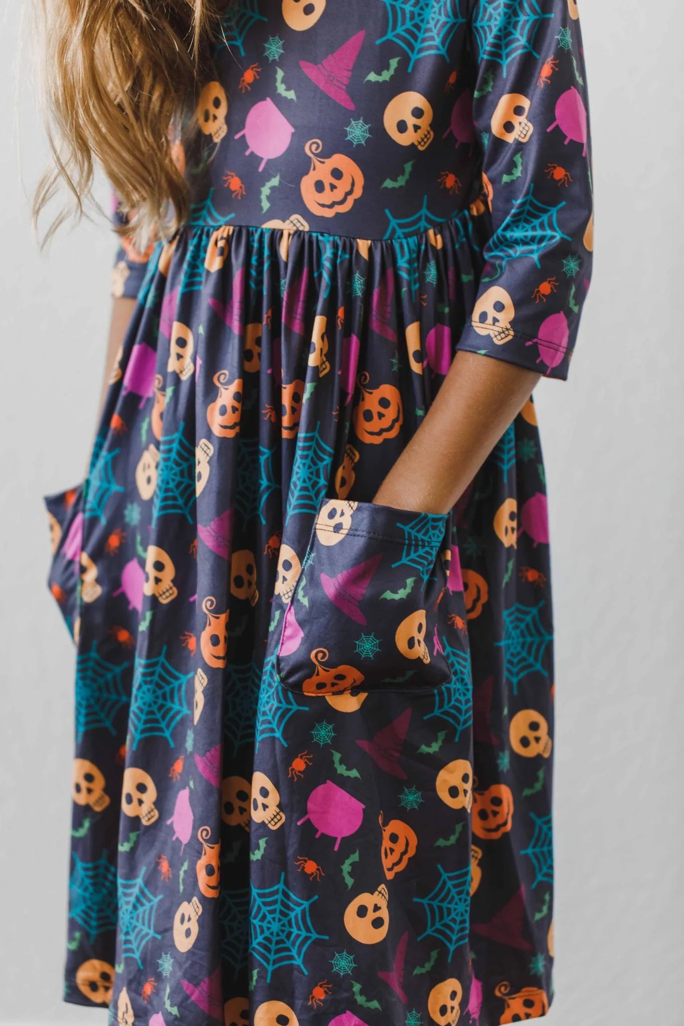 Spooky Vibes Halloween Twirl Dress