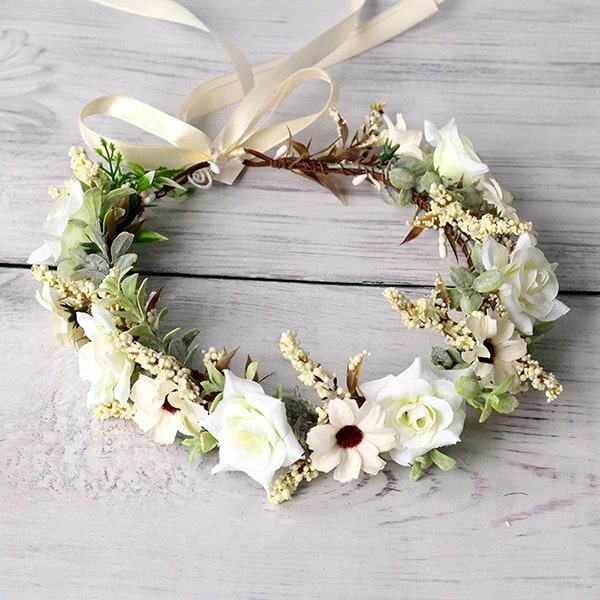 Couronne de Fleurs Petite Fille