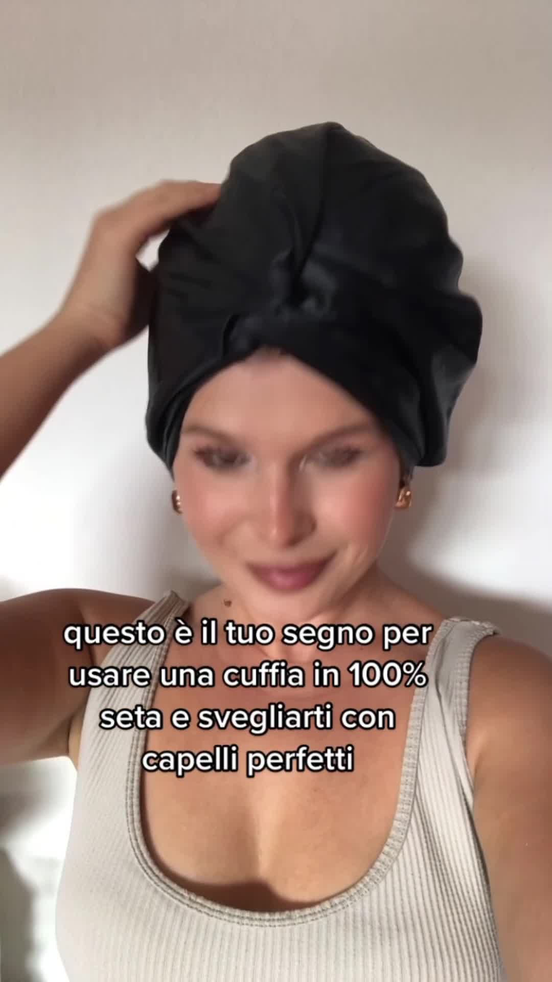 Cuffia di Seta Per Capelli