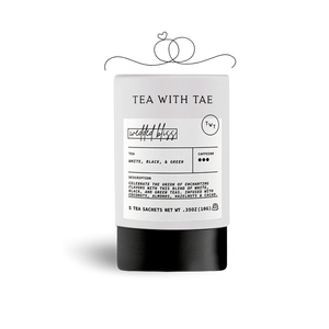 Wedded Bliss Mini Tube Gift (5 Tea Bags) (For Weddings) - The Pink Door Boutique