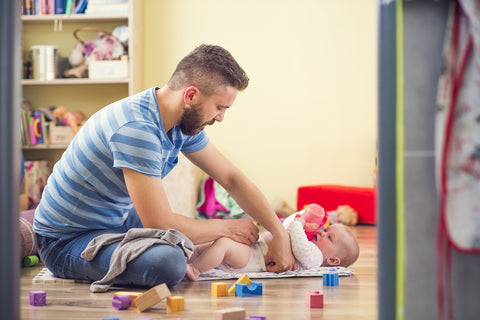 dad's diaper duty