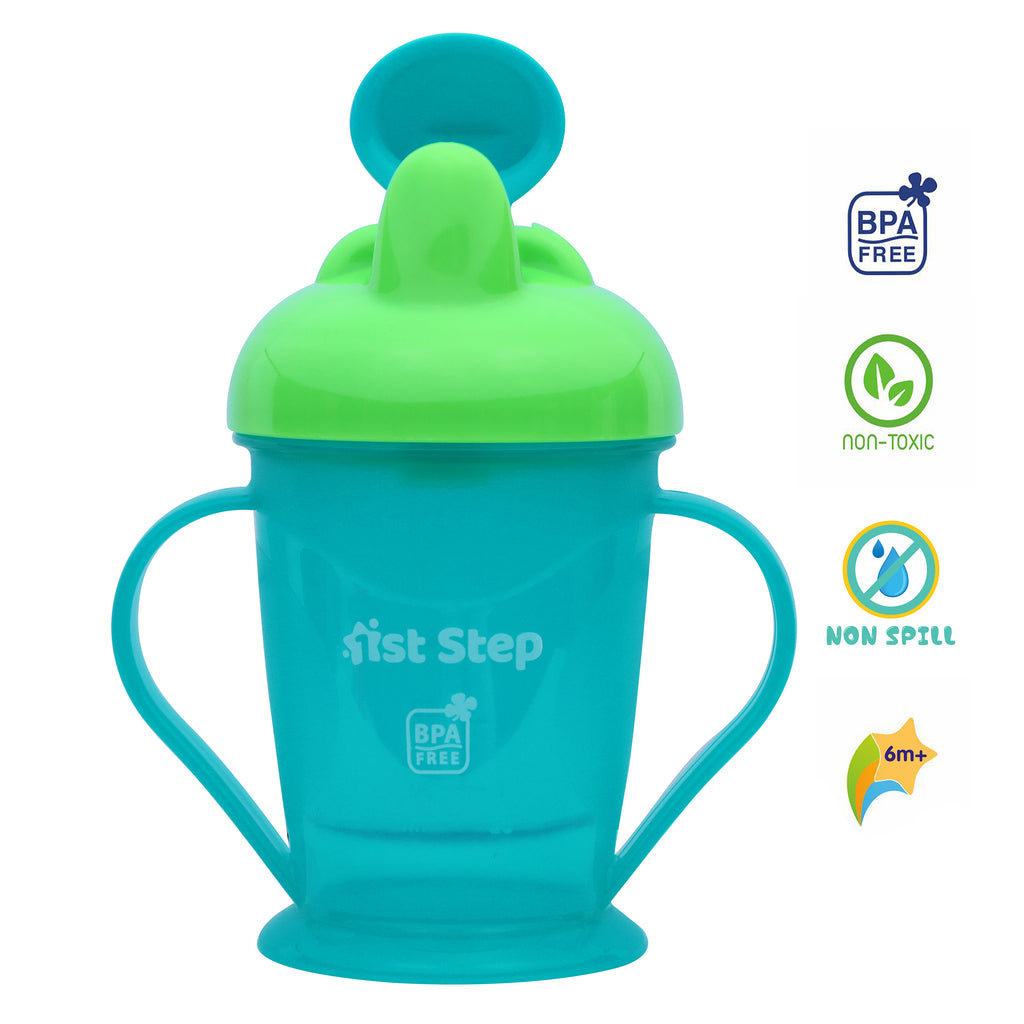 Straw Sippy Cup Infants Cartoon Spill Proof Straw Cup Sipper Cups