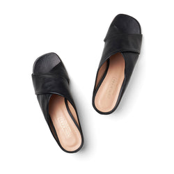 black open toe heels wide