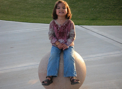 Baby Hala at the park.