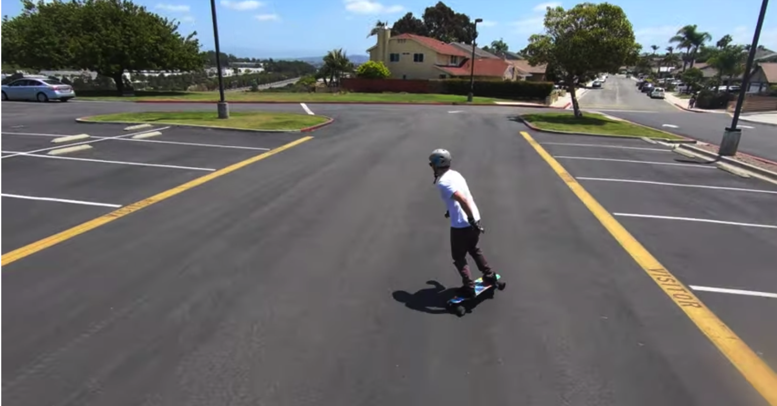 v4 electric skateboard