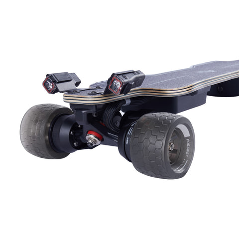 electric skateboard with shredlight