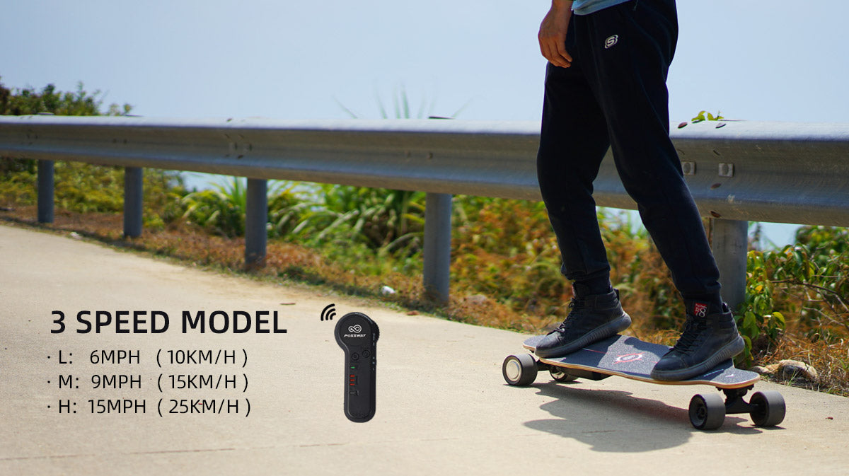 electric skateboard with remote