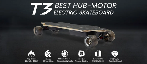 Is Possway T3 electric skateboard waterproof？