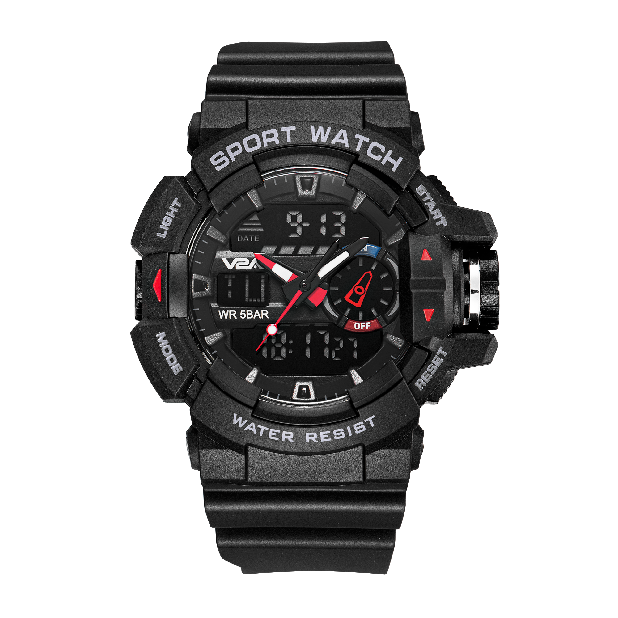 V2A Analog-Digital Watch - For Men - Buy V2A Analog-Digital Watch - For Men  Stylish Trendy Premium Casual Party-Wear Online at Best Prices in India |  Flipkart.com