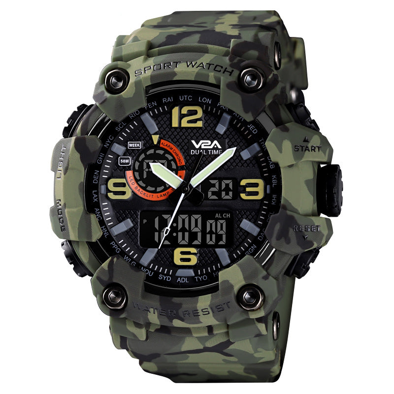 Amazon.com: V2A Digital & Analogue Men's Watch (Black Dial & Strap) :  Clothing, Shoes & Jewelry