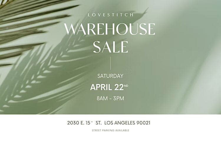 Our Biggest Sample Sale Ever!