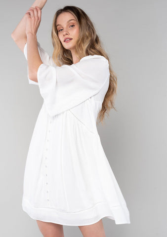 Lovestitch white bohemian mini dress