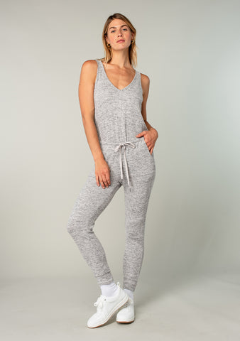 Staying In Bed Sleeveless Jumpsuit