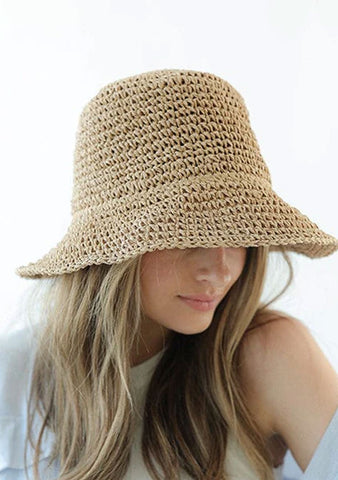 gigi pip sal crochet bucket hat