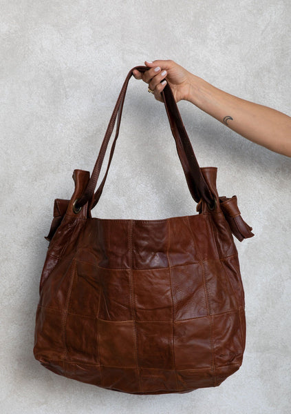 Luna Leather Patchwork Bag