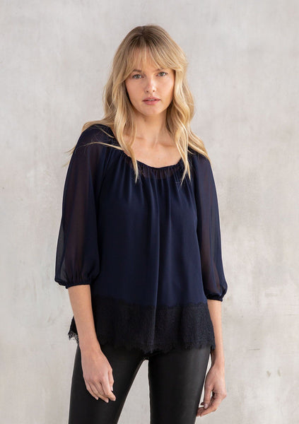 Gather Lace Blouse