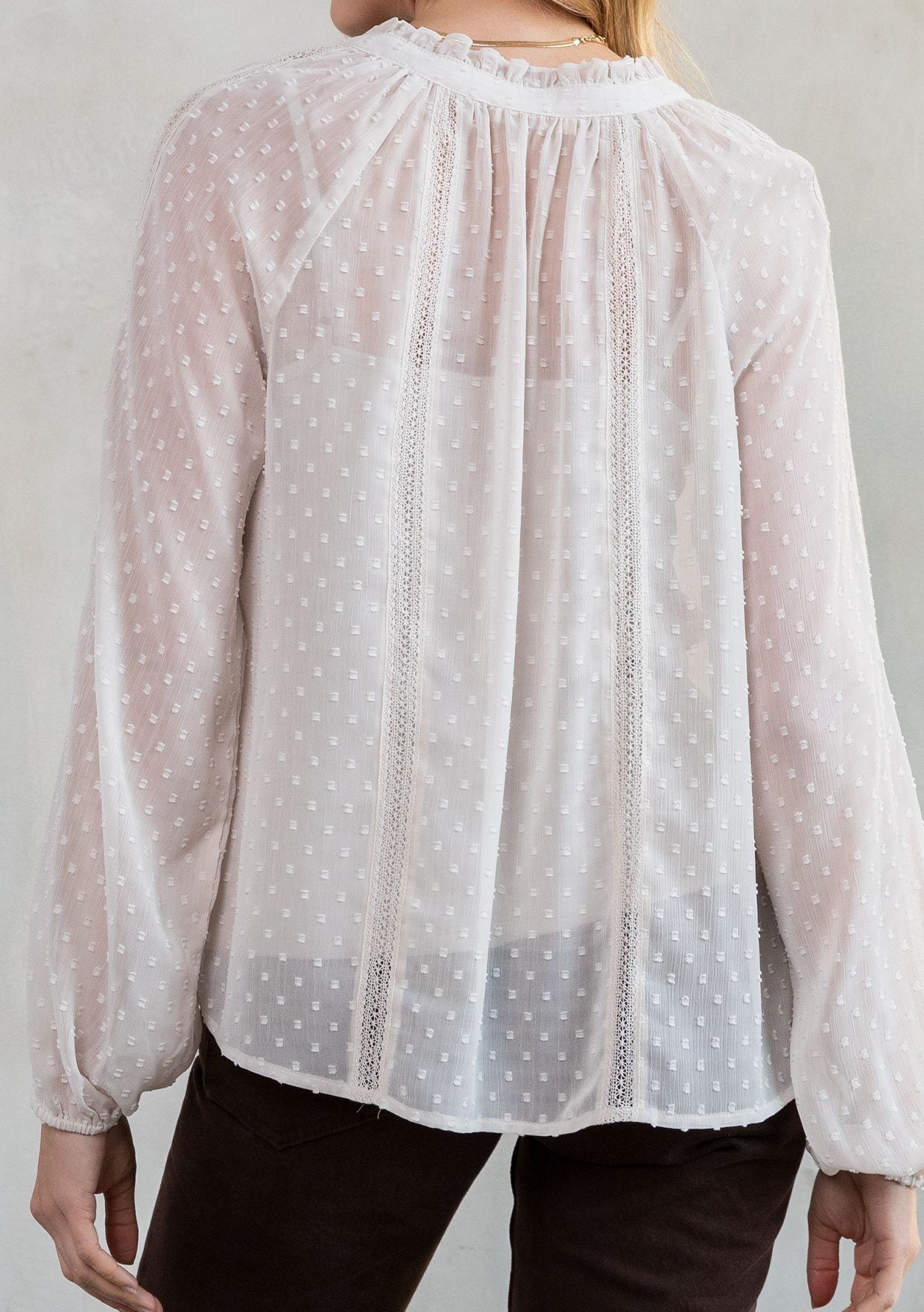 chiffon peasant blouses