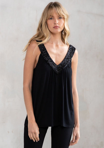 Twinkle Beaded Tank Top