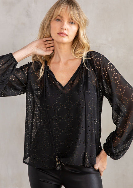 Keep Dreaming Chiffon Blouse